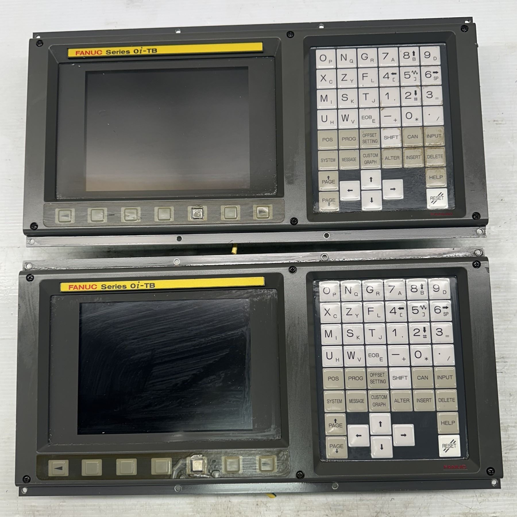 Fanuc Machine Operator Panel (2) Fanuc #A02B-0299-C076/T Operator Panels - BTM Industrial