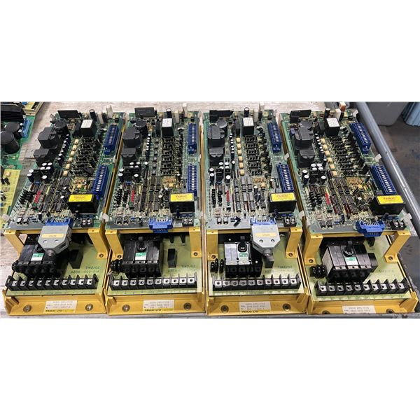 (4) Fanuc #A06B-6058-H004 Servo Amplifiers