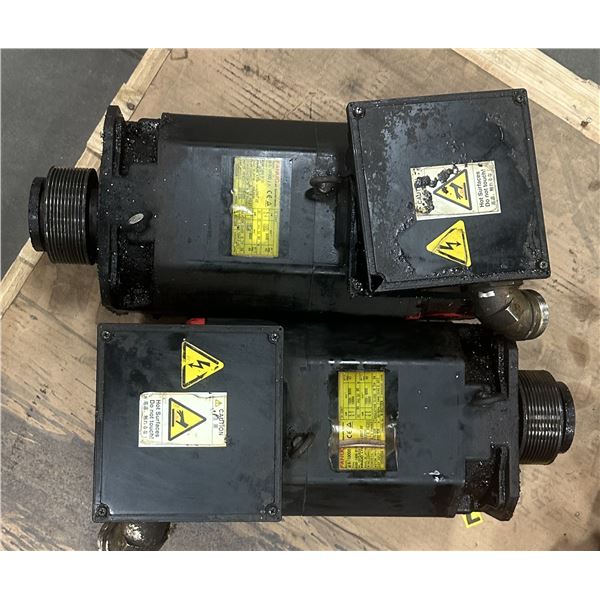 (2) Fanuc #A06B-1406-B150 AC Spindle Motors