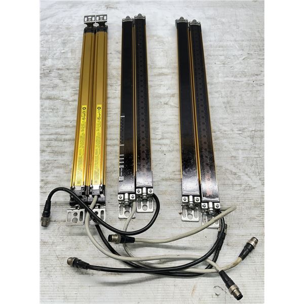 Lot of (3) Sets Safety Light Curtains