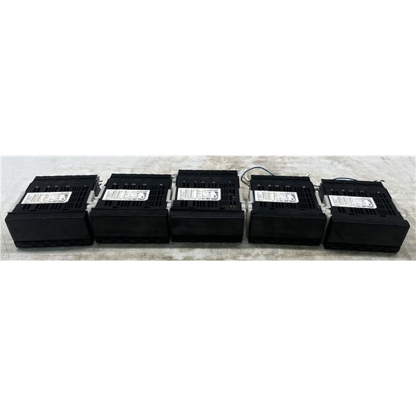 (5) Omron #K3HB-SSD Digital Panel Meters