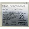 Image 5 : Lot of (2) Moritex Schott #MLEK-A080W2LRD & #MLEK-A230W2LRDB Controllers