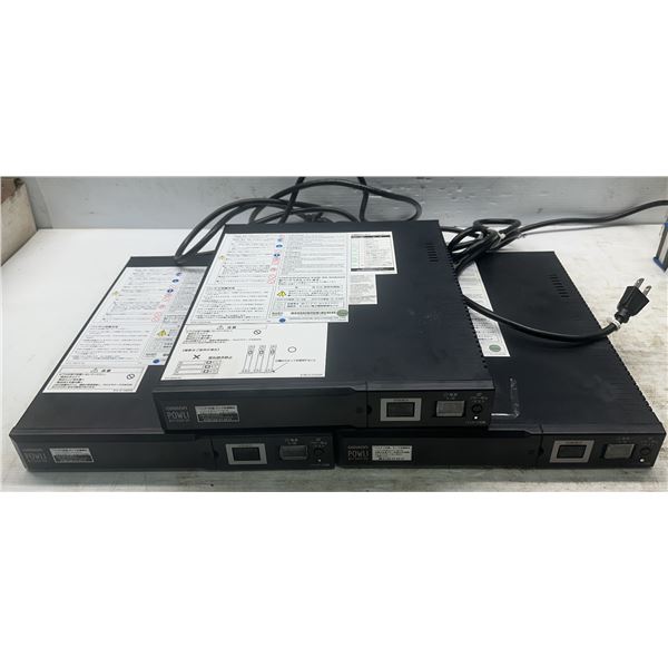 (3) Omron #BY50FW Power Supplies
