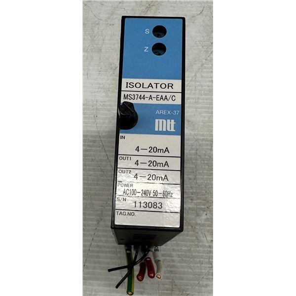 MTT #MS3744-A-EAA/C Isolator