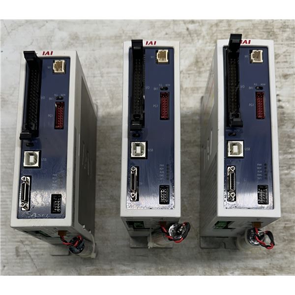 (3) IAI Corporation #ASEL-CS-1-30AB-NP-5-0 Controllers