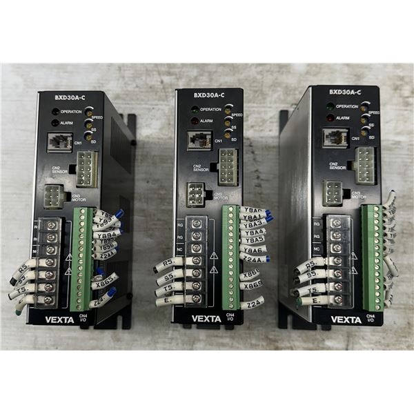 (3) Oriental Motor #BXD30A-C Vexta Brushless DC Motor Drivers