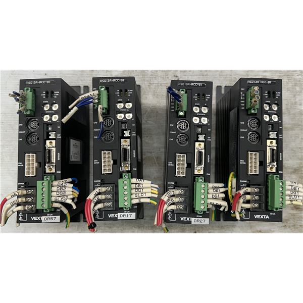 (4) Oriental Motor #ASD13A-ACC-B1 Vexta Drivers