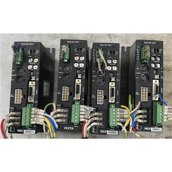 (4) Oriental Motor #ASD13A-ACC Vexta Drivers