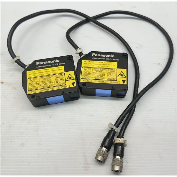(2) Panasonic #HL-C2 Laser Sensors
