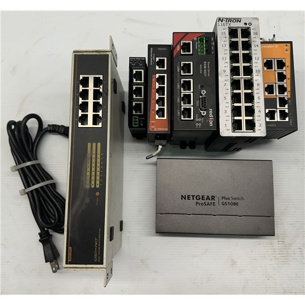 Lot of Misc. Ethernet Hubs