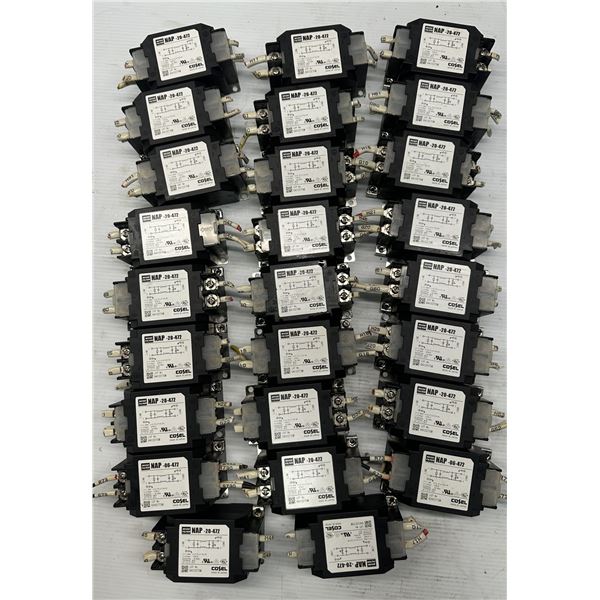 Lot of Cosel #NAP-20-472 Noise Filters