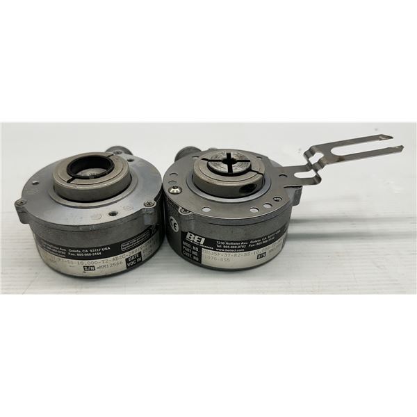 (2) BEI #01070-855 Encoders