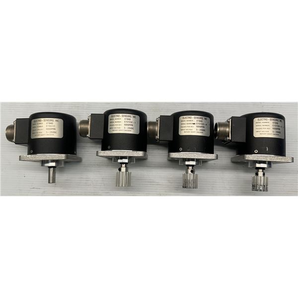 (4) Electro #470HD Rotary Shaft Encoders