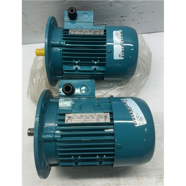 (2) Invensys Brook Crompton #T-DA80D4B/01 Motors
