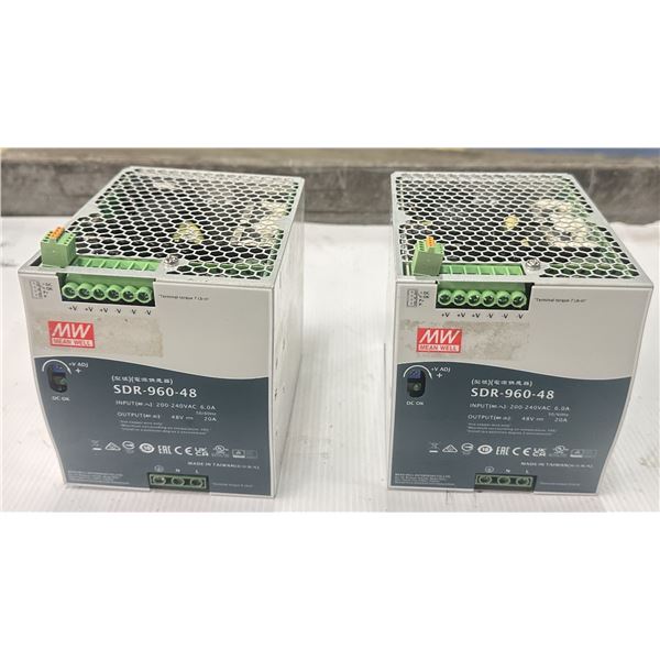 (2) Mean Well #SDR-960-48 Power Supplies
