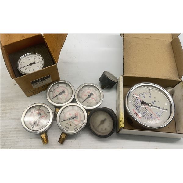 Lot of Misc. Pressure Gauges