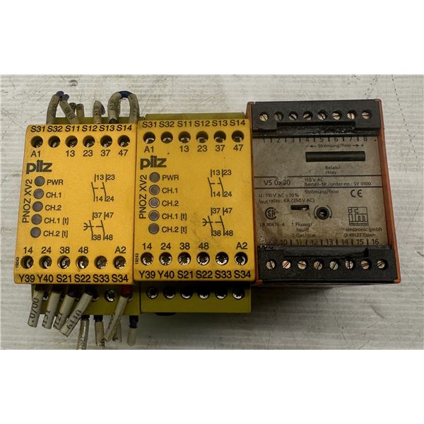 Lot of (3) Safety Relays