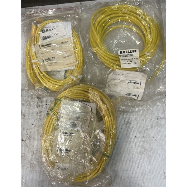 Lot of (3) Balluff Cables