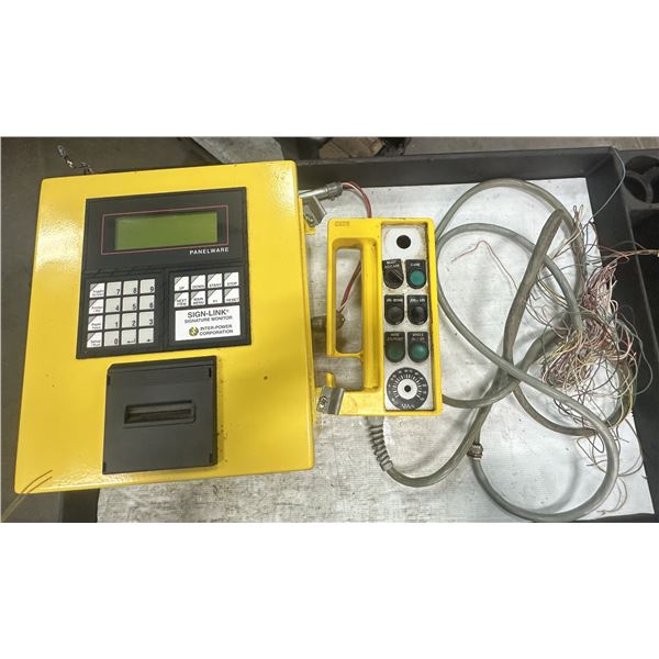 Inter-Power Corporation Sign-Link Signature Monitor w/Teach Pendant