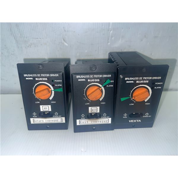(3) Oriental Motor #BLUD20S Brushless DC Motor Drivers