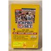 Image 1 : NFL PROSET 1990 FOOTBALL CARD BOX UNOPENED