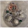 Image 1 : LOT OF VARIOUS NEW CUBIC ZIRCONIA JEWELRY