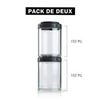 Image 1 : NEW 2PAK GOSTAK PORTABLE STACKABLE CONTAINERS