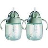 Image 1 : NEW 2 X 300ML TOMMEE TIPPEE SUPERSTAR STRAW CUPS