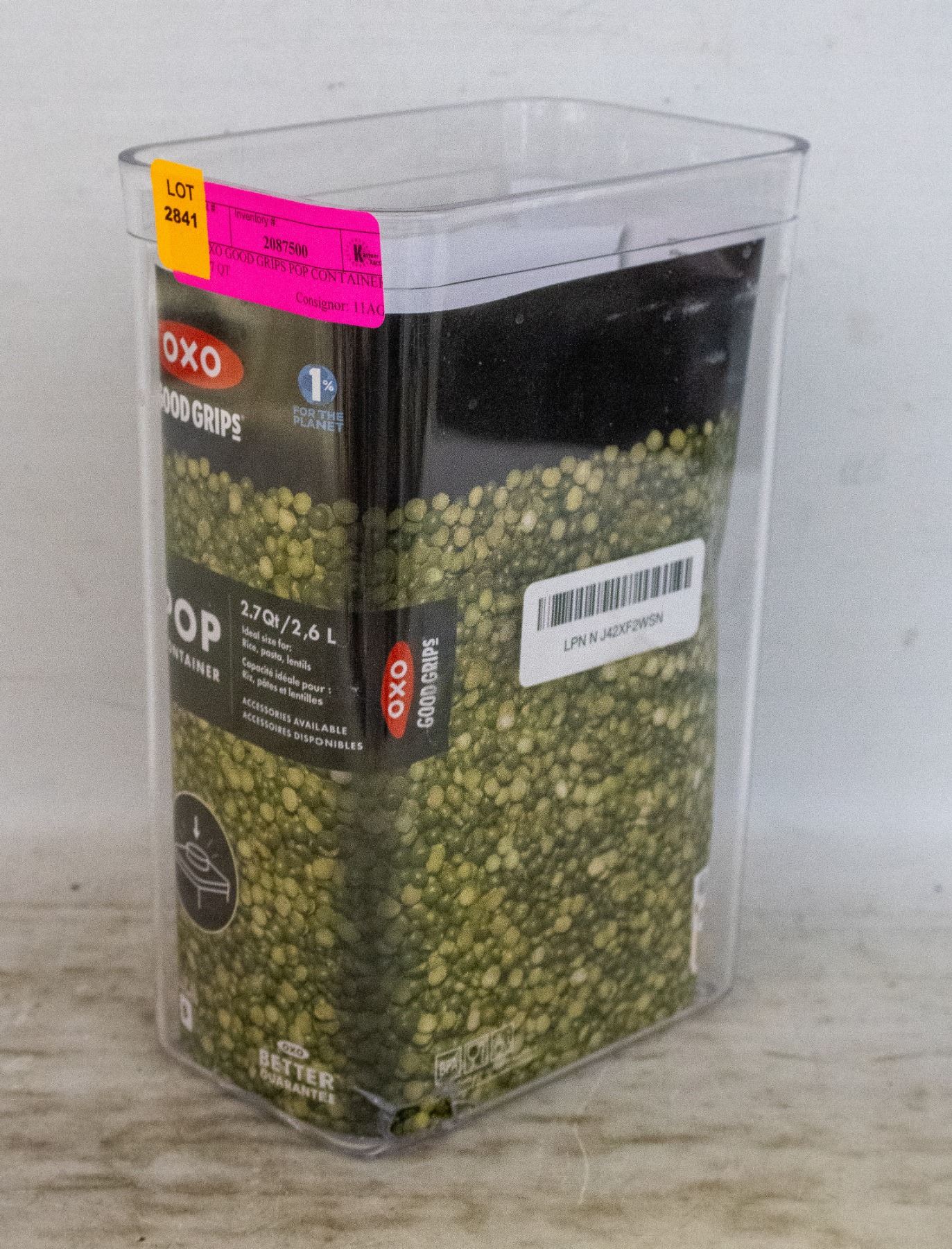 Oxo Good Grips Pop Contenitori - 2.8L, Plastica, Trasparente Oxo Good Grips Pop Contenitori - 2.8L, Plastica, Trasparente