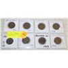 Image 1 : LOT OF 8 CDN GEORGE V LG PENNIES VARIOUS