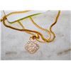 Image 1 : ROZZA C.Z. SQUARE SHAPE PENDANT NECKLACE