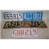 Image 1 : VINTAGE LICENSE PLATES