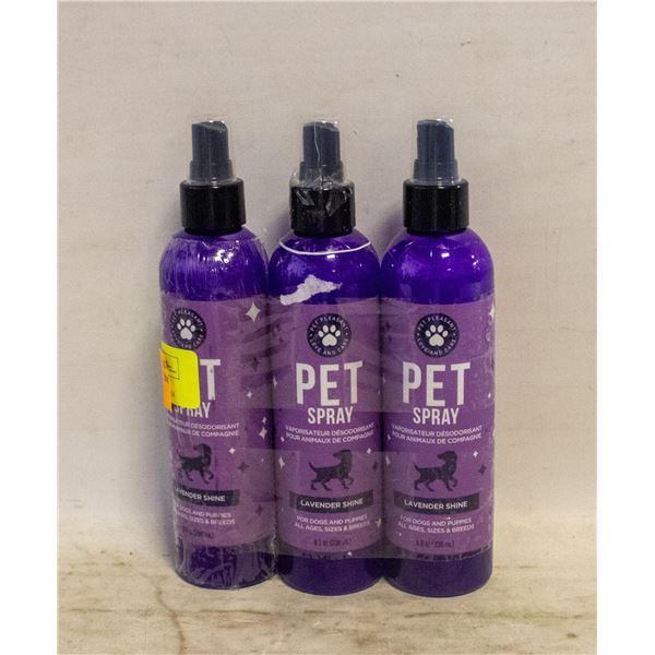 NEW 3 HONEYDEW 236ML PET SPRAY DOG DEODORIZING