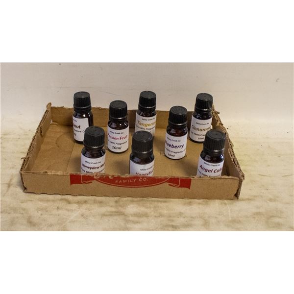 NEW 8 BOTTLES FRAGRANCE 10ML OILS ASSORTED SCENTS