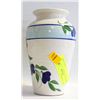 Image 1 : BLUE FLORAL VASE
