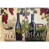 Image 1 : 2 LARGE ITALY WINE PICTURE CANVASES