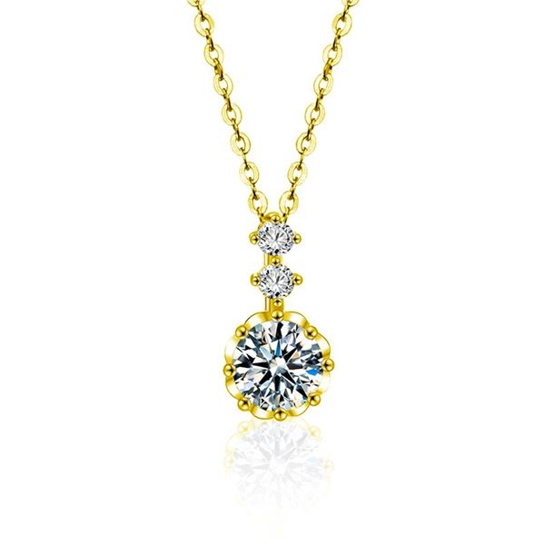 18KGP STAMPED 1 CT GRA CERTIFIED BRILLIANT CUT