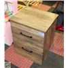 Image 1 : NEWLY ASSEMBLED GALANO ELIS 2 DRAWER NIGHTSTAND