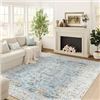 Image 1 : NEW JINCHAN 9 X 12' FLORAL AREA RUG