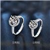 Image 2 : 2 CT GRA CERTIFIED ROUND BRILLIANT MOISSANITE 925S