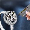 Image 3 : 2 CT GRA CERTIFIED ROUND BRILLIANT MOISSANITE 925S