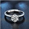 Image 2 : 2 CT CERTIFIED ROUND BRILLIANT MOISSANITE 925S