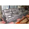 Image 1 : ADELAIDE NEW ASSEMBELED CHARCOAL SOFA & LOVESEAT