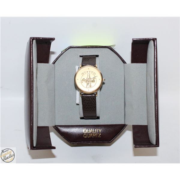 COLLECTABLE COCA-COLA WATCH QUARTZ