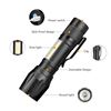 Image 3 : ALUMINIUM USB RECHARGEABLE COB SIDE ZOOMFLASHLIGHT