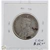 Image 2 : SILVER NFLD 50 CENT COIN 1911
