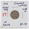 Image 1 : SILVER NFLD 10 CENT COIN 1912