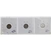 Image 2 : SILVER NFLD 5 CENT COINS 1912+1908+1894
