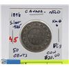 Image 1 : SILVER NFLD 50 CENT COIN 1896