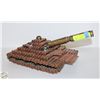 Image 1 : VINTAGE ARMY TANK MADE OF SHELL CASINGS